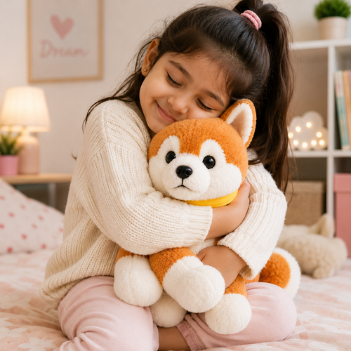 Rusty — The Orange Husky Plush